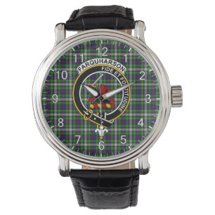 Montre Clan classique sans temps Farquharson Insigne Tart
