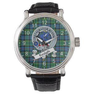 Montre Clan Classique Sans Temps Forsyth Ancien Badge Tar