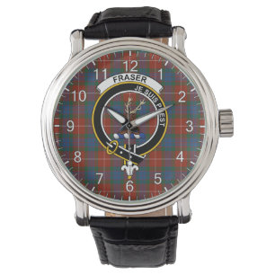 Montre Clan classique sans temps Fraser Ancien insigne de