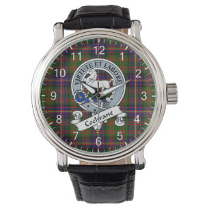 Montre Clan Cochrane intime classique Badge Tartan Watch