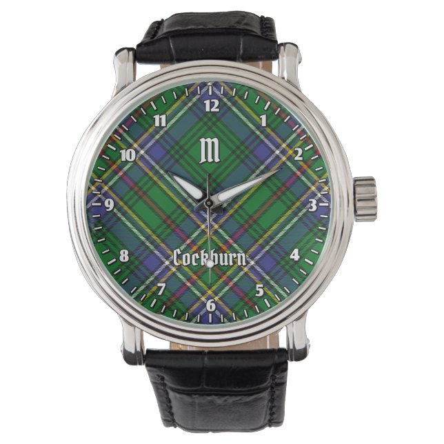 Montre Clan Cockburn Tartan (devant)
