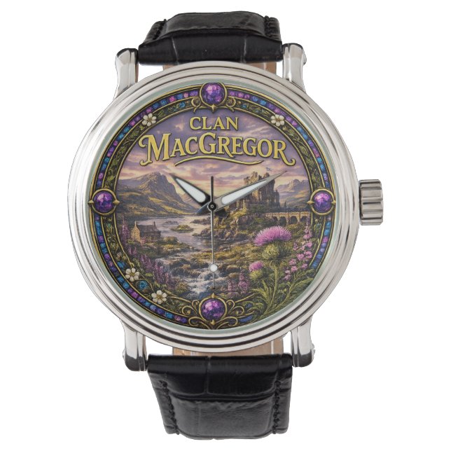 Montre Clan écossais MacGregor (devant)