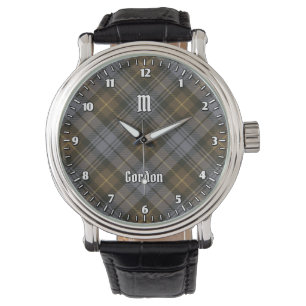 Montre Clan Gordon Patiné Tartan Watch