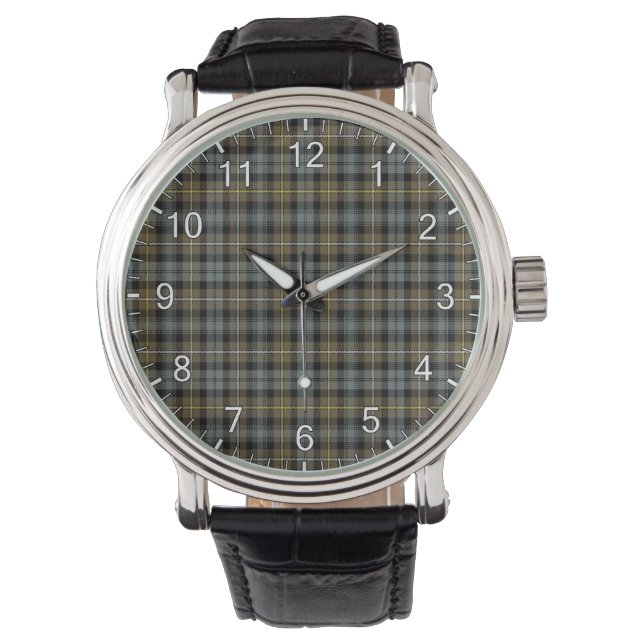 Montre Clan intemporel classique Campbell Argyll Patiné T (devant)