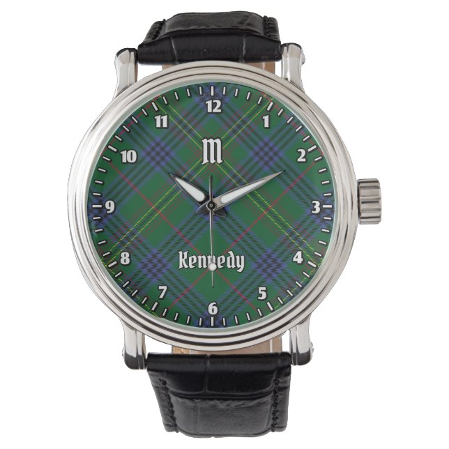 Montre Clan Kennedy Tartan (devant)
