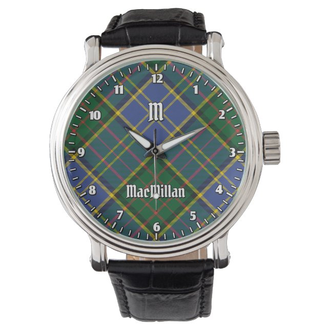 Montre Clan MacMillan Chasse Tartan (devant)