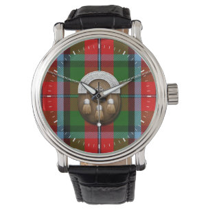 Montre Clan MacNaughton Tartan Et Sporran