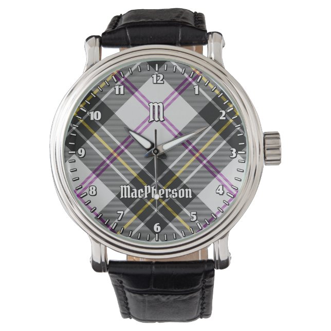 Montre Clan MacPherson robe Tartan Watch (devant)