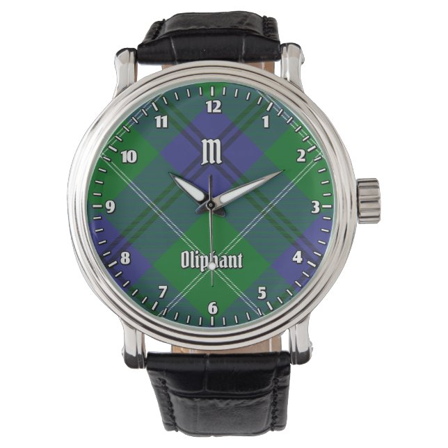 Montre Clan Oliphant Tartan (devant)