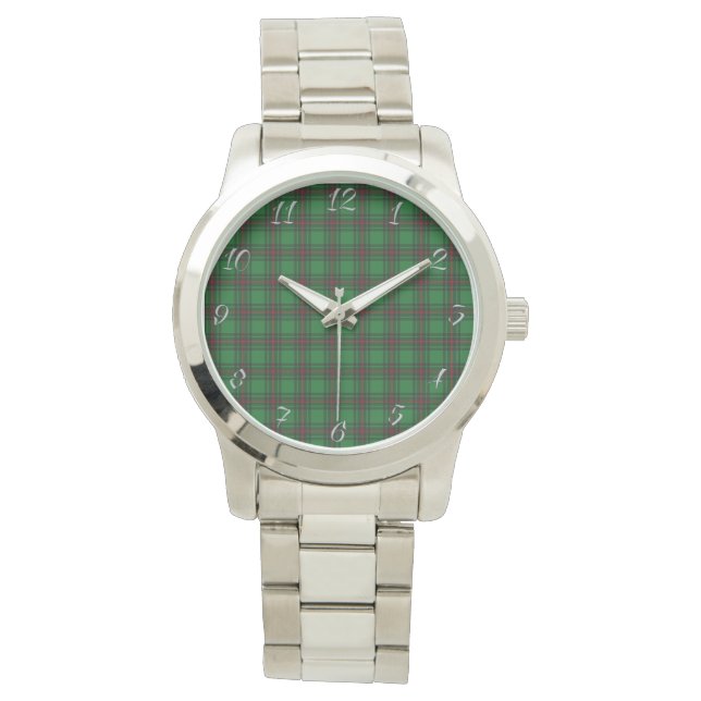 Montre Clan sans temps classique Anstruther Chasse Plaid  (devant)