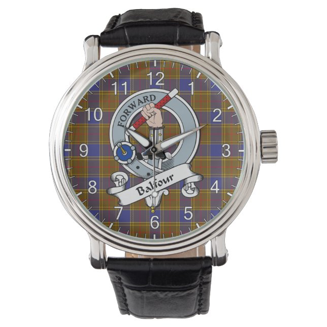Montre Clan sans temps classique Balfour Insigne moderne  (devant)