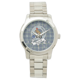 Montre Clan sans temps classique Boswell Badge Tartan Pla
