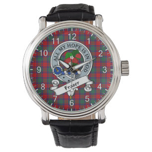 Montre Clan sans temps classique Fraser de Altyre Badge T