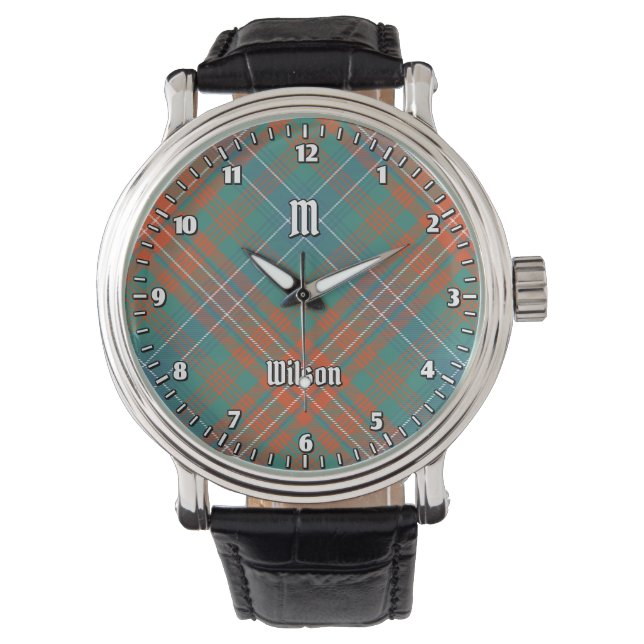 Montre Clan Wilson Ancienne Tartan (devant)