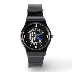 Montre Classe De Graduation De 2025 USA Peace Out Keepsak