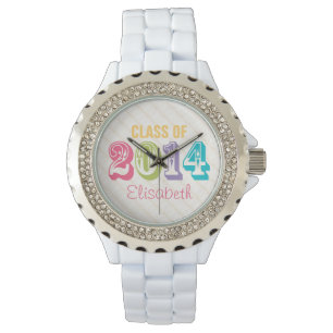 MONTRE CLASSE PERSONNALISÉE NEON RAINBOW DE 2014