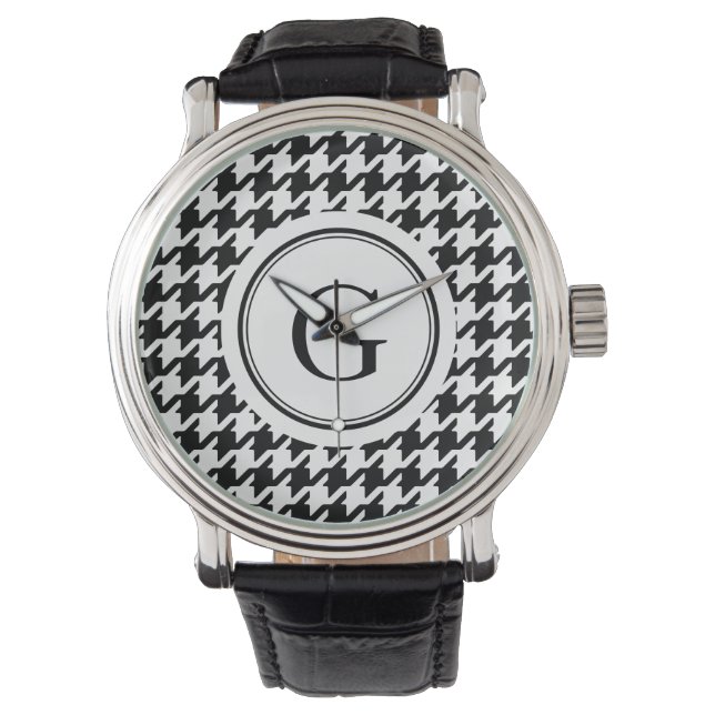 Montre Classe White Houndstooth (devant)