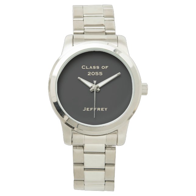 Montre Classe Wristwatch, Poignets couleur argent (devant)