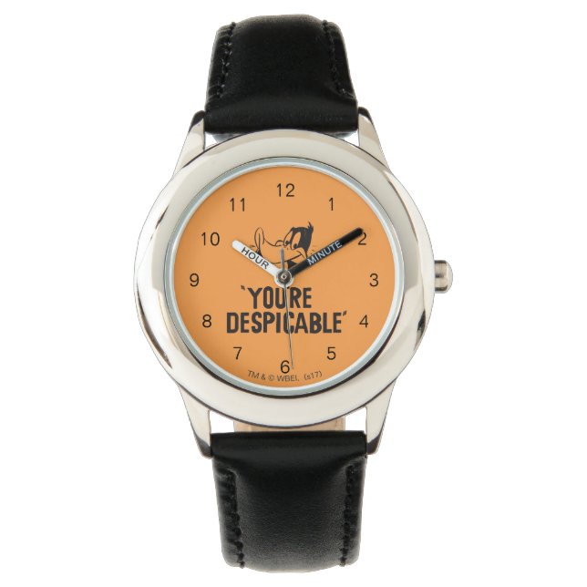 Montre Classic DAFFY DUCK™ "You're Despicable" (devant)