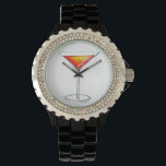 Montre Classic New York Cosmo Cosmopolitan Cocktail Watch<br><div class="desc">Watch présente une illustration originale d'un cocktail cosmopolite classique.</div>
