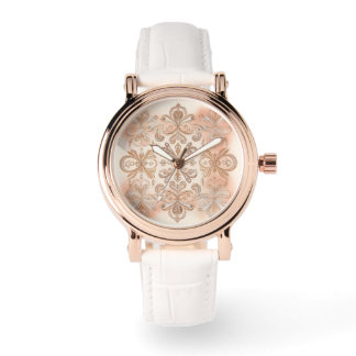 Montre Classic, Rose Gold Artwork, Femmes eWatch