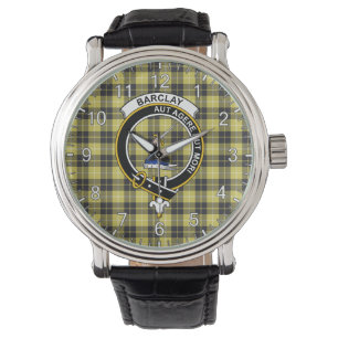 Montre Classic Sans Temps Clan Barclay robe Tartan modern