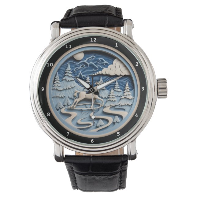 Montre Classic Santa Starry Night  (devant)