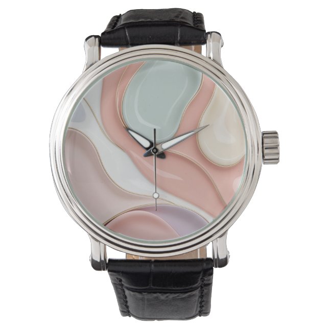 Montre Classic watch in stylish abstract graphic (devant)