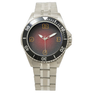 Montre Classique à Visage Rouge > Résistante à l'e