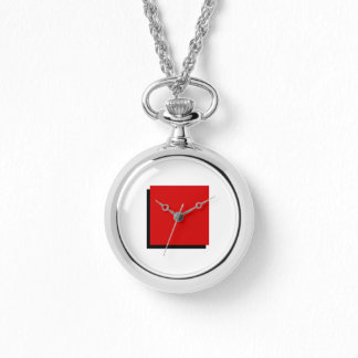 Montre classique Bauhaus Art Rouge Carré
