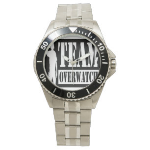 Montre classique d'acier inoxydable d'Overwatch
