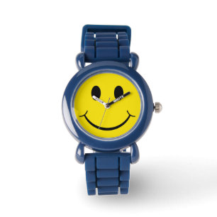 Montre classique des années 70 avec visage jaune h