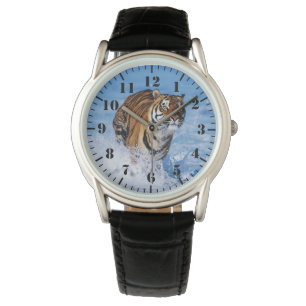Montre Classique Homme/Fauve Tigre