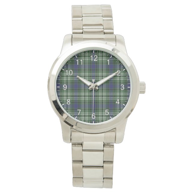 Montre Classique Immuable Clan Blyth Tweeside Tartan Plai (devant)