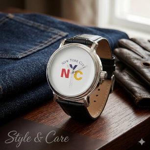 Montre Classique Inspirée de New York City