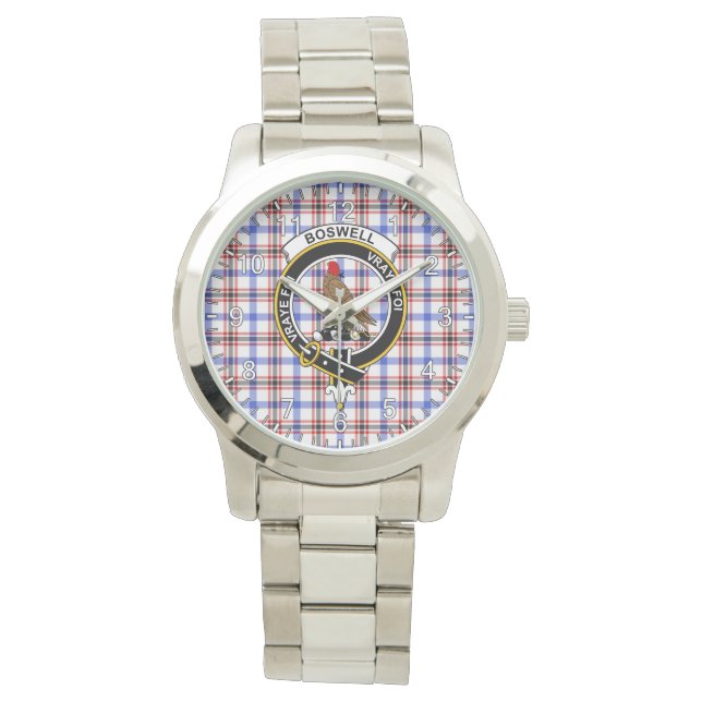 Montre Classique Timeless Clan Boswell Moderne Badge Tart (devant)