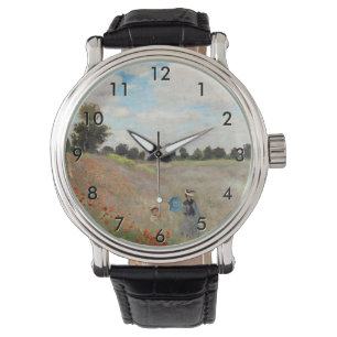 Montre Claude Monet - Champ de pavot