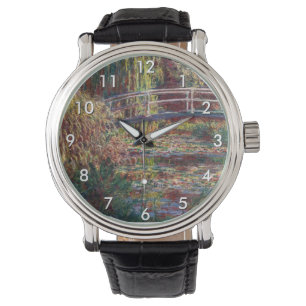 Montre Claude Monet - Eau Lily étang, Harmonie rose