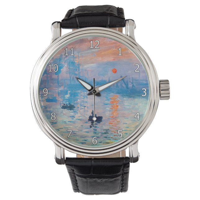 Montre Claude Monet - Impression, soleil levant (devant)