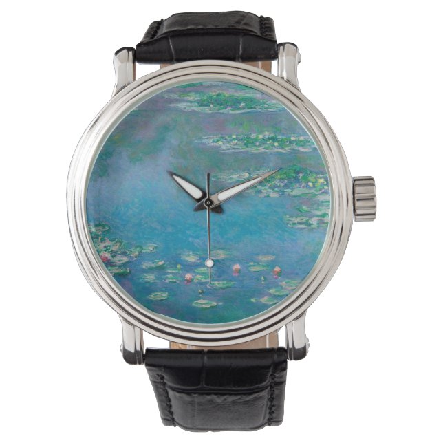 Montre Claude Monet. L'Eau Est Nichée. Impressionnisme fr (devant)