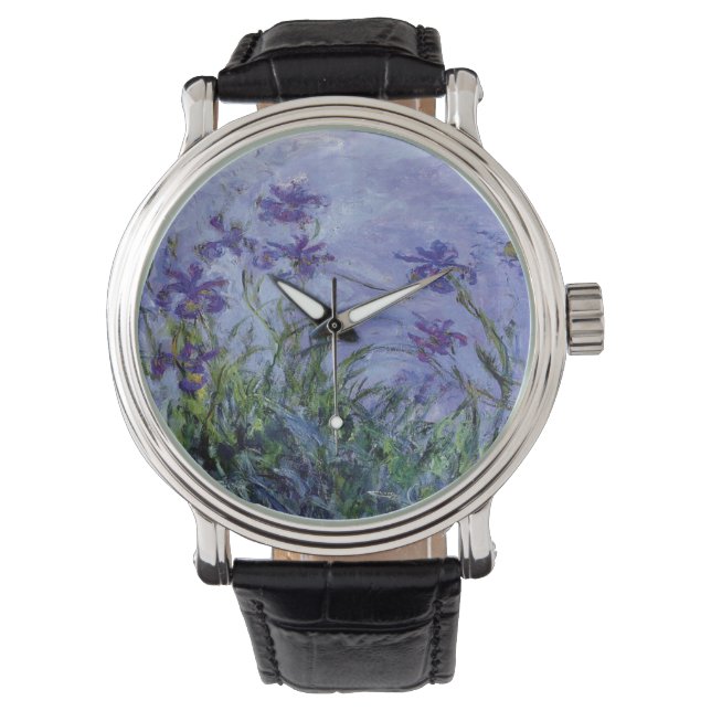 Montre Claude Monet Lilac Irises (devant)