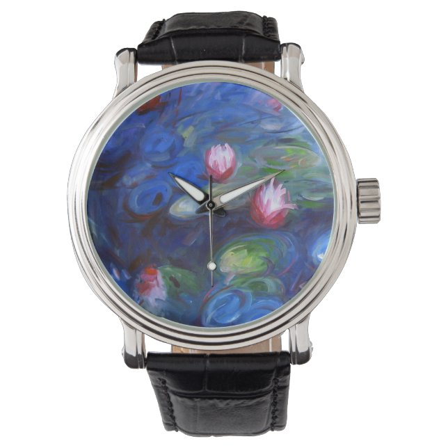 Montre Claude Monet : Nappes d'eau 2 (devant)