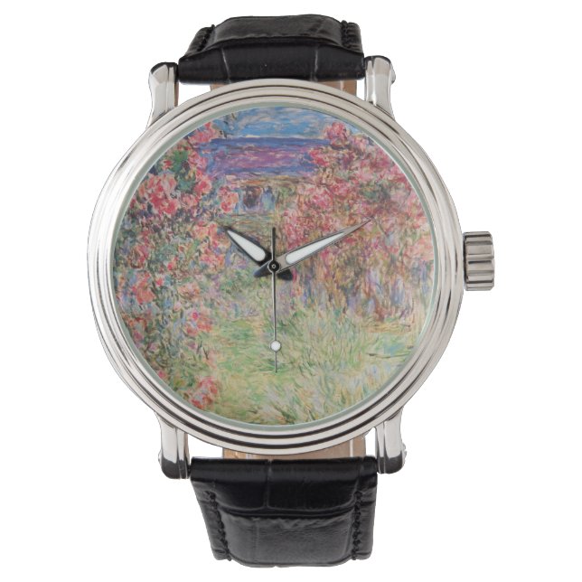 Montre Claude Monet Rose Garden Wrist Watch (devant)