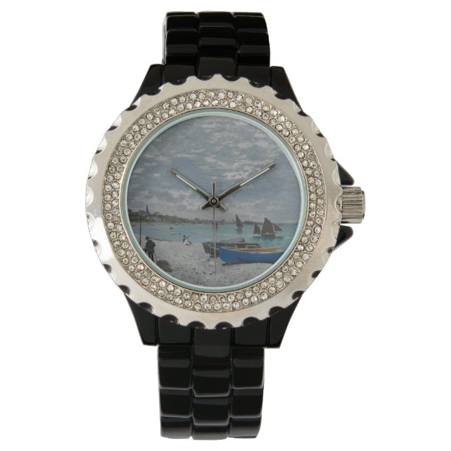 Montre Claude Monet Sky Clouds Bateaux Bateaux Bateaux Me (devant)