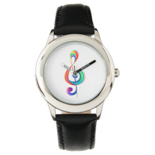 Montre Clé arc-en-ciel