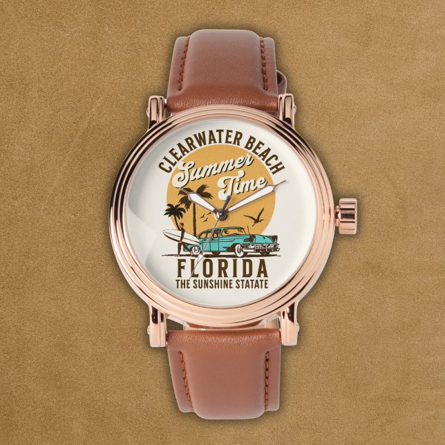 Montre ClearWater Beach Florida Summer Time (Créateur téléchargé)