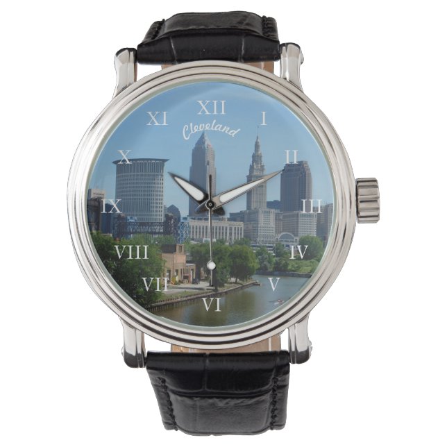 Montre Cleveland, OH Classic River Skyline Watch (devant)