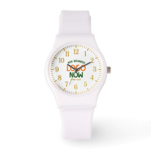 MONTRE CLIENT SIMPLE CONTEMPORAIN PROPRE BLANC MODE