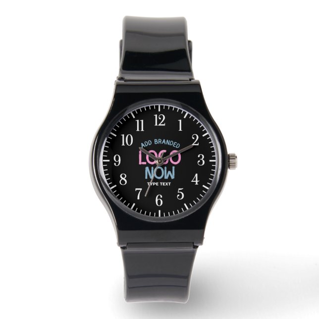 MONTRE CLIENT SIMPLE CONTEMPORAIN PROPRE NOIR MODE (Recto)