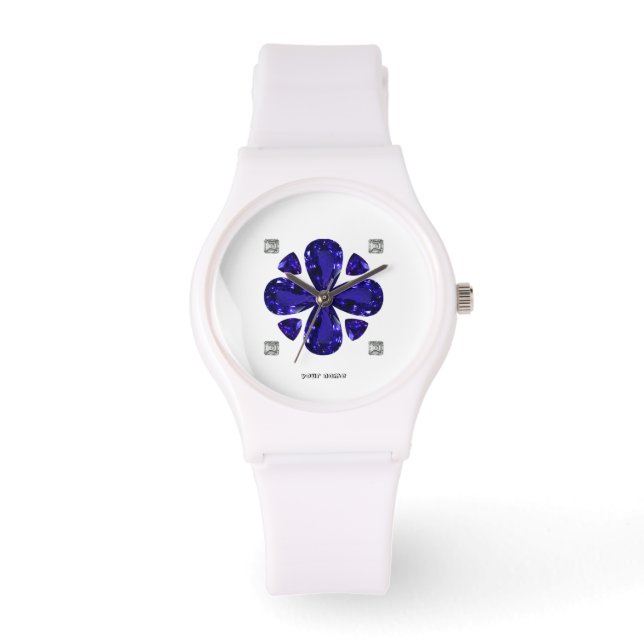 Montre Clocher bleu (Recto)